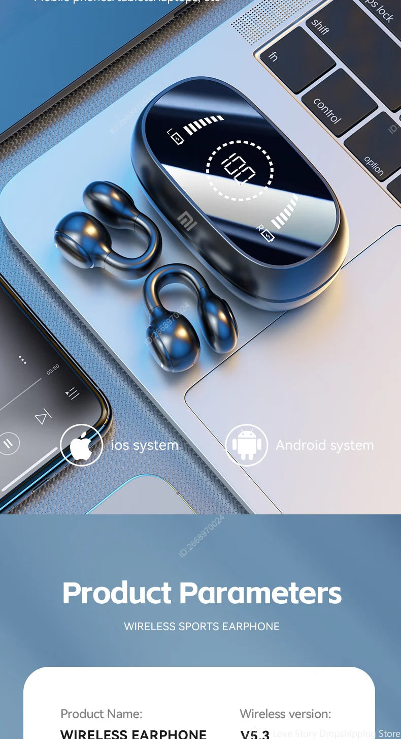 XIAOMI Redmi M47 Wireless Earbuds Bluetooth Headset Charging Noise Reduction Earphones Bone Conduction Headphones Sport With Mic
