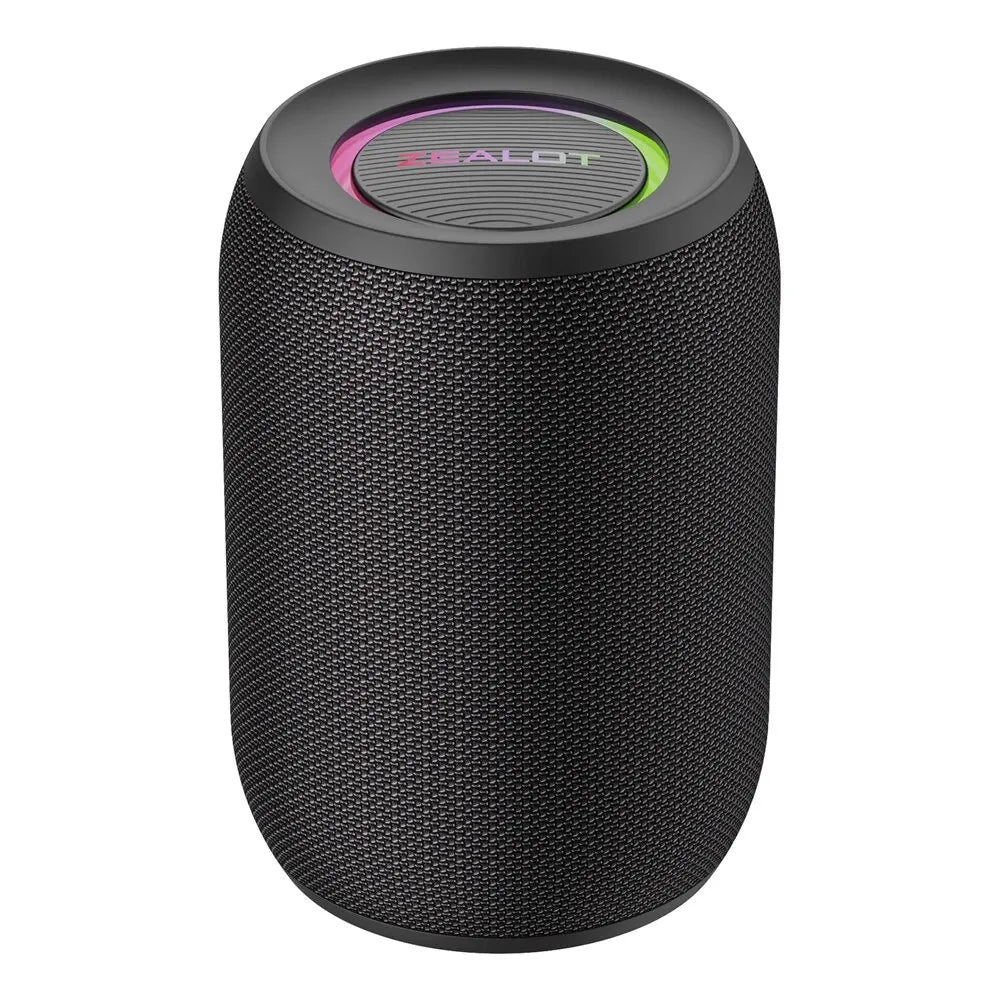 ZEALOT S32PRO 15W Portable Bluetooth 5.2 Speaker Outdoor Waterproof Wireless TWS Mini Column Box Speaker Outdoor TF Card