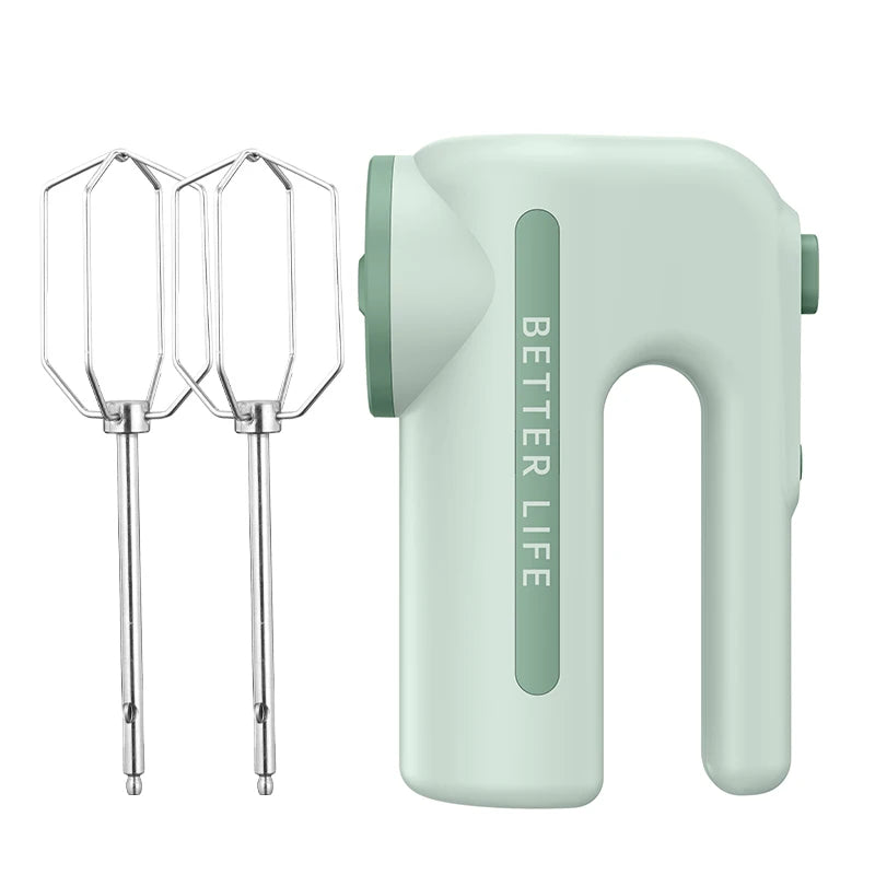 MI Cordless Electric Hand Mixer 5 Speed With Two Detachable Whisks For Kitchen Baking