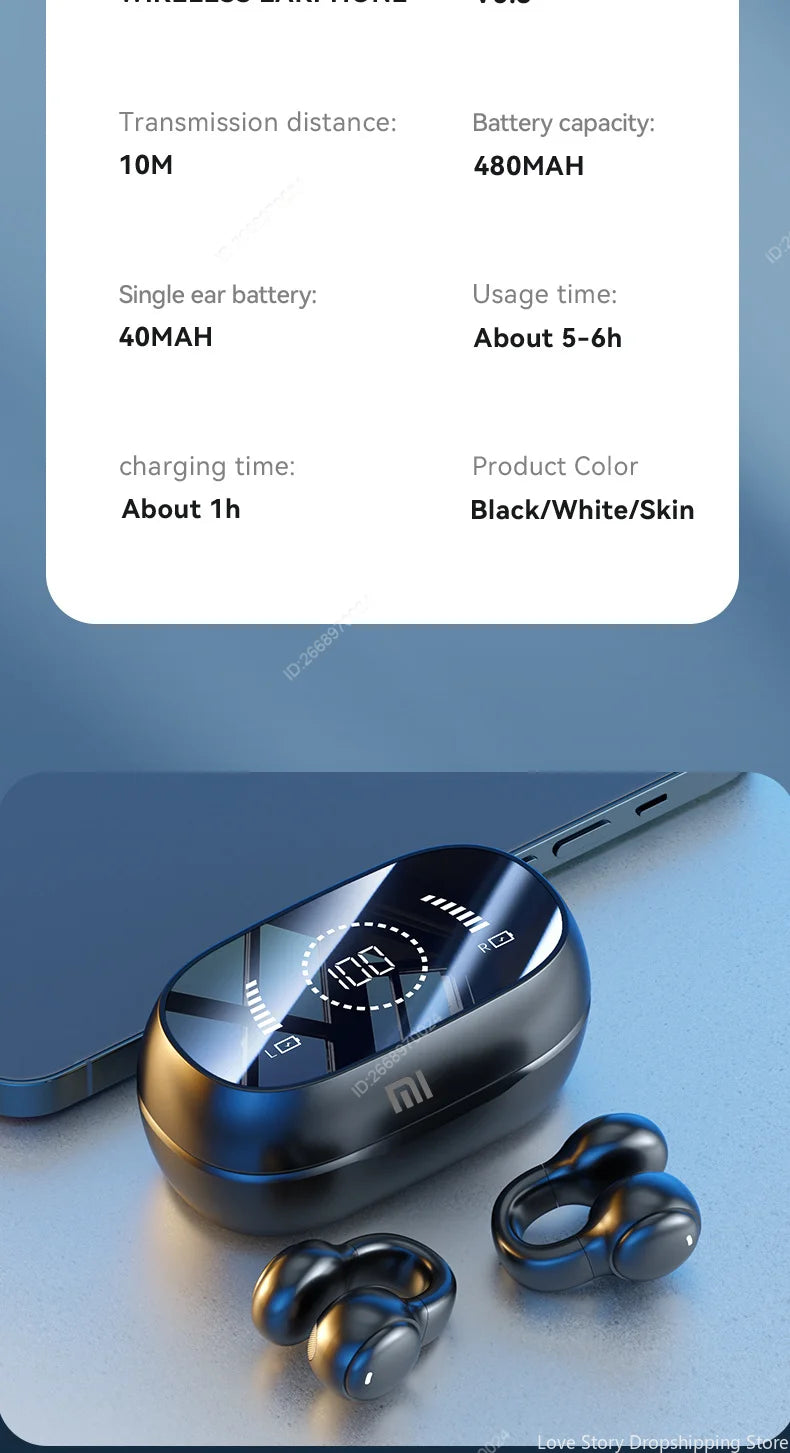 XIAOMI Redmi M47 Wireless Earbuds Bluetooth Headset Charging Noise Reduction Earphones Bone Conduction Headphones Sport With Mic