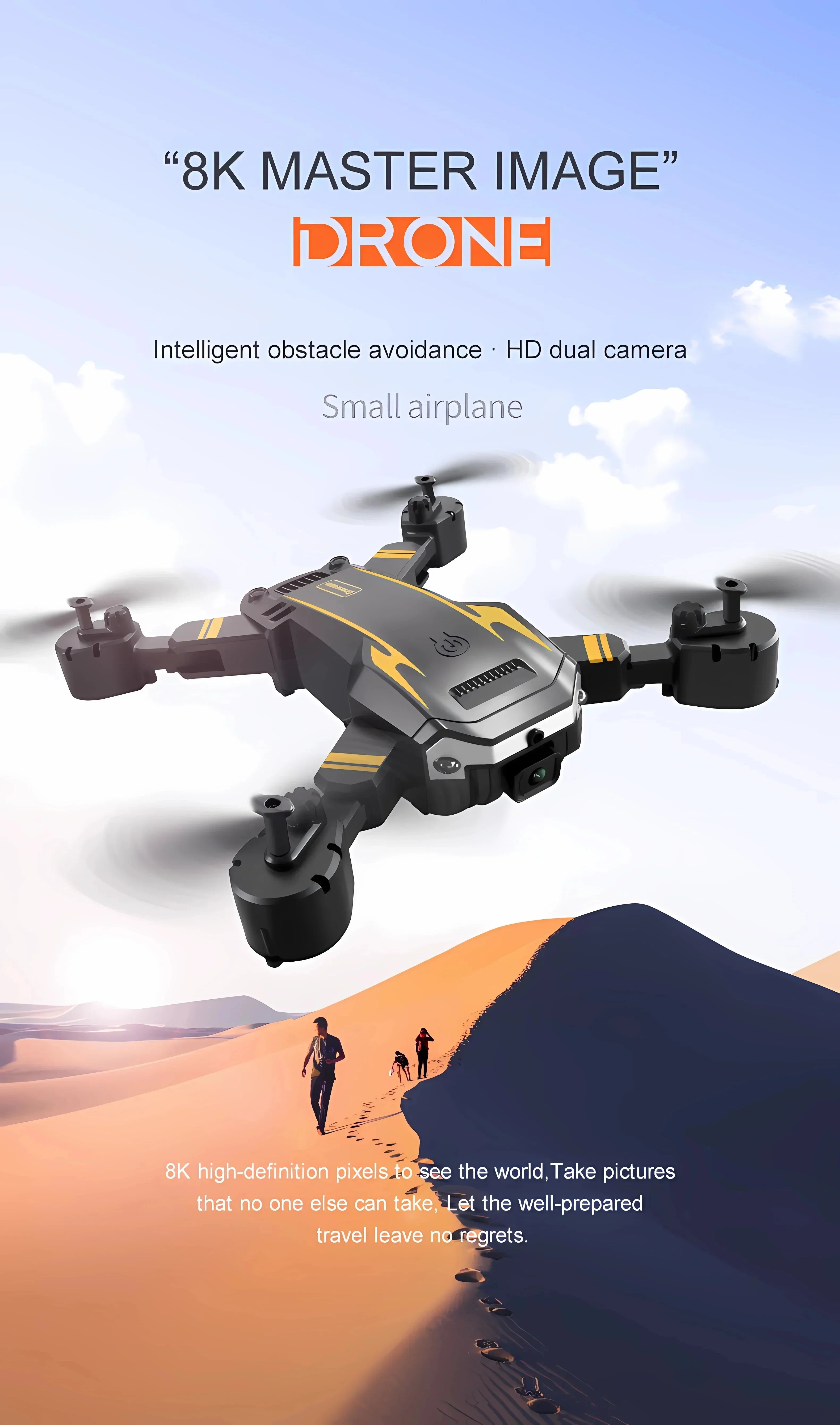 New S6 Rc Drone G6 Profesional 8K HD Camera Obstacle Avoidance Aerial Photography Optical flow Foldable 5G GPS Quadcopter Gifts