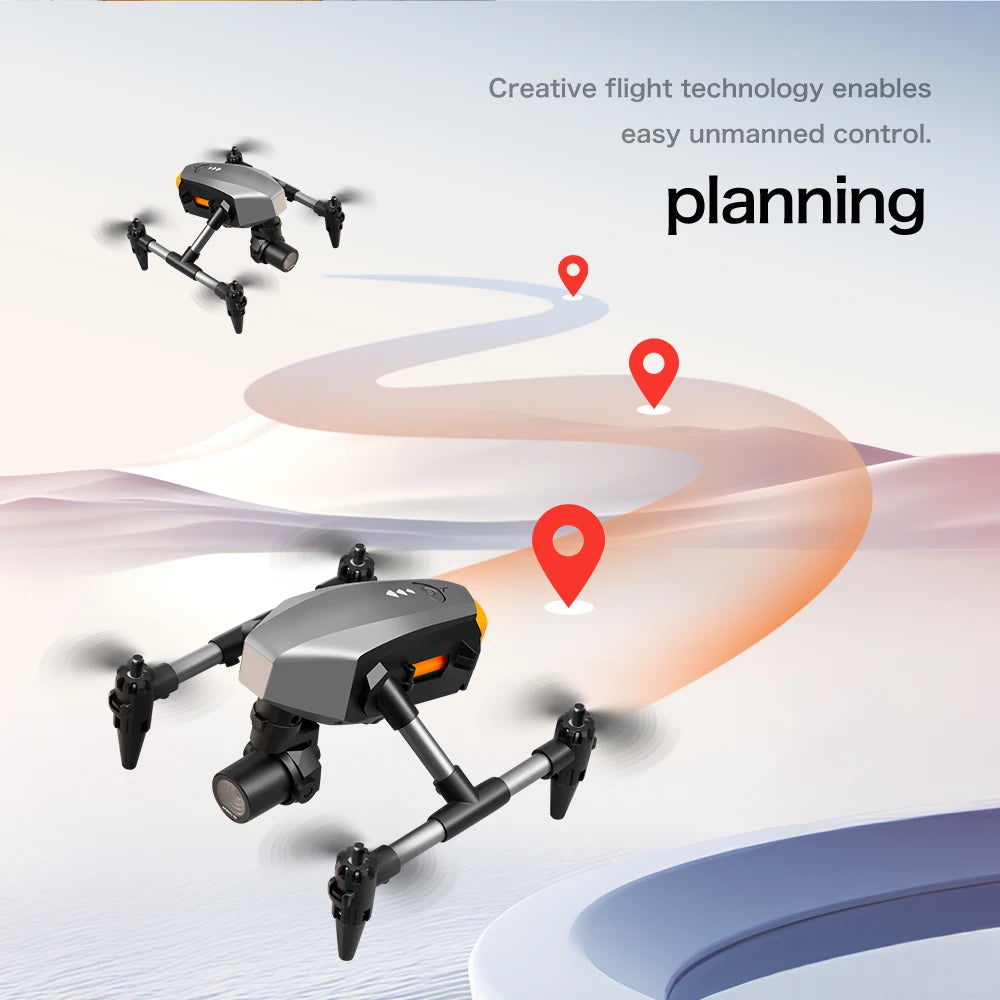 XD1 Pro Mini Drone 4K 8K Dual Camera WIFI Alloy Anti-drop Optical Flow Positioning Quadcopter Remote Control Gift RC Toy
