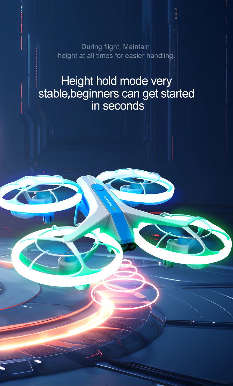 4DRC V33 Drones 8K 4K HD Camera RC Drone with Altitude Hold and Headless Mode RC Quadcopter with LED Light Gift Toy for Kids
