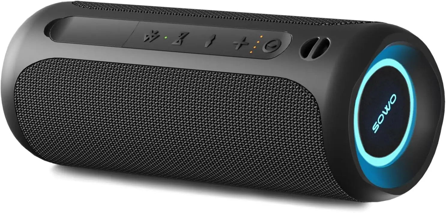Wireless Portable Speaker,IPX7 Waterproof Bluetooth Speaker, 25W Loud Stereo Sound, Bassboom Technology, TWS Pairing