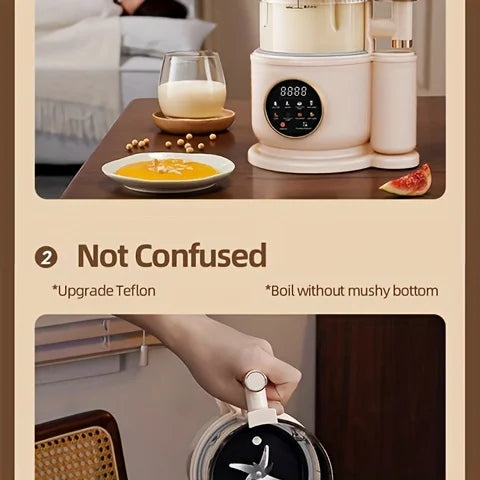 baby coplementary food wall-breaking machine heating mini soymilk machine bass multifunctional cooking machine home.