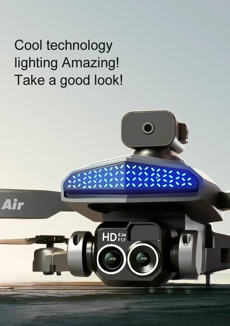 2025 D6 Mini Drone 4k Profesional 8K HD Camera Obstacle Avoidance Aerial Photography Brushless Foldable Quadcopter Gifts Toys