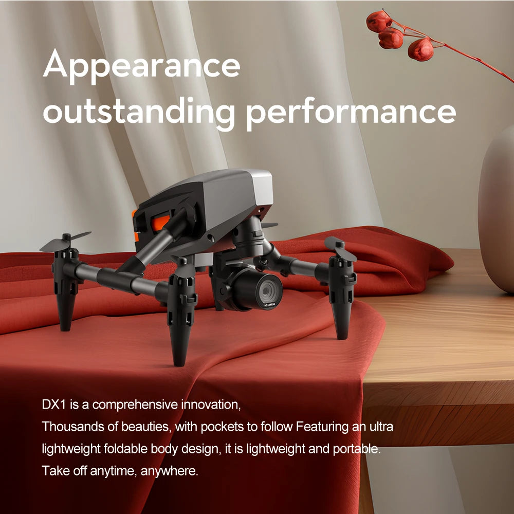 XD1 Pro Mini Drone 4K 8K Dual Camera WIFI Alloy Anti-drop Optical Flow Positioning Quadcopter Remote Control Gift RC Toy