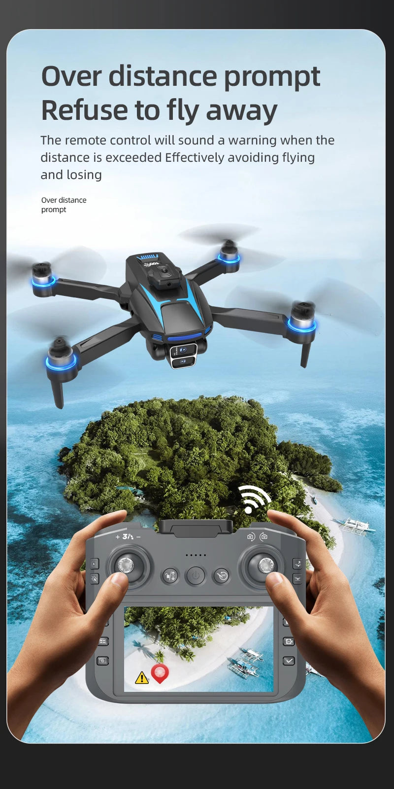 8K Drone with 4K FPV Camera Obstacle Avoidance RC Quadcopter Professional Aerial Photography Drone Remote Control Aircraft Toys