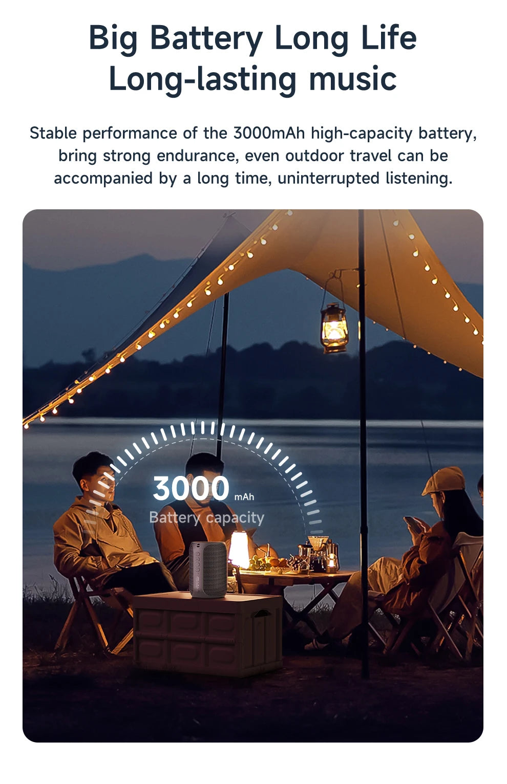 ZEALOT S32PRO 15W Portable Bluetooth 5.2 Speaker Outdoor Waterproof Wireless TWS Mini Column Box Speaker Outdoor TF Card