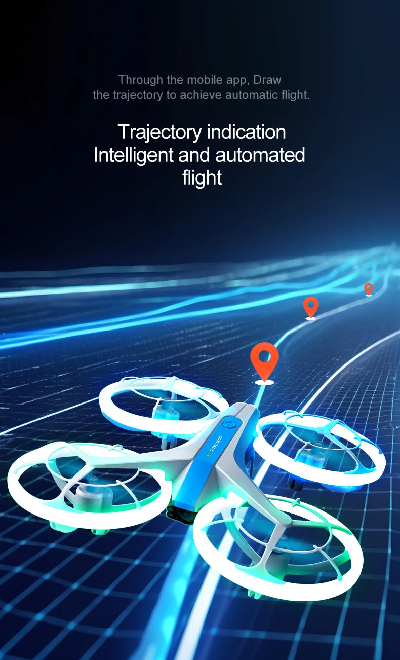 4DRC V33 Drones 8K 4K HD Camera RC Drone with Altitude Hold and Headless Mode RC Quadcopter with LED Light Gift Toy for Kids