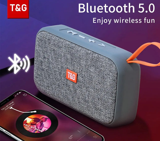 Speaker TG506 Portable Mini Wireless Soundbar Bluetooth 5.0 Outdoor Indoor HIFI Loudspeaker Support TF Card FM Radio Waterproof