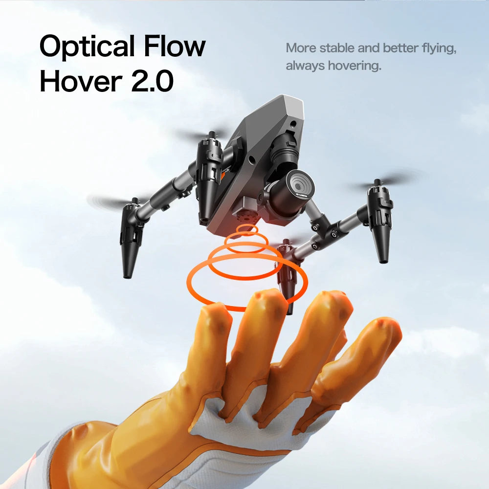 XD1 Pro Mini Drone 4K 8K Dual Camera WIFI Alloy Anti-drop Optical Flow Positioning Quadcopter Remote Control Gift RC Toy