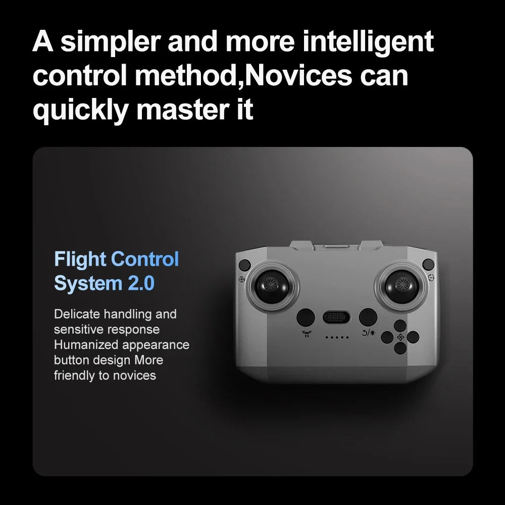 V66 Mini Drone 8K HD Camera Drones WiFi Obstacle Avoidance Foldable Quadcopter RC Helicopter Small Dron Toys for Kids Gift