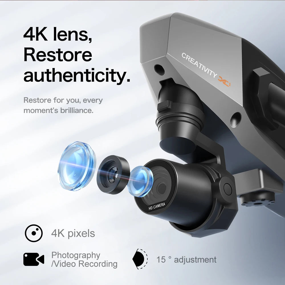 XD1 Pro Mini Drone 4K 8K Dual Camera WIFI Alloy Anti-drop Optical Flow Positioning Quadcopter Remote Control Gift RC Toy