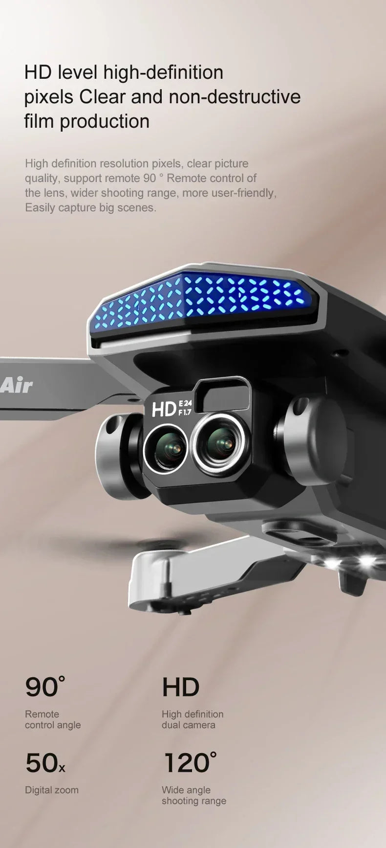 2025 D6 Mini Drone 4k Profesional 8K HD Camera Obstacle Avoidance Aerial Photography Brushless Foldable Quadcopter Gifts Toys