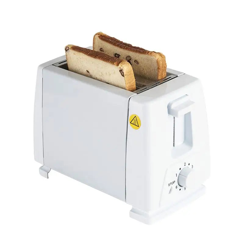 Smart Retro Electric Mini Toaster Oven Auto Pop-Up 2 Slices Sandwich Bread Toaster with Defrosting Warming Function for Home Use