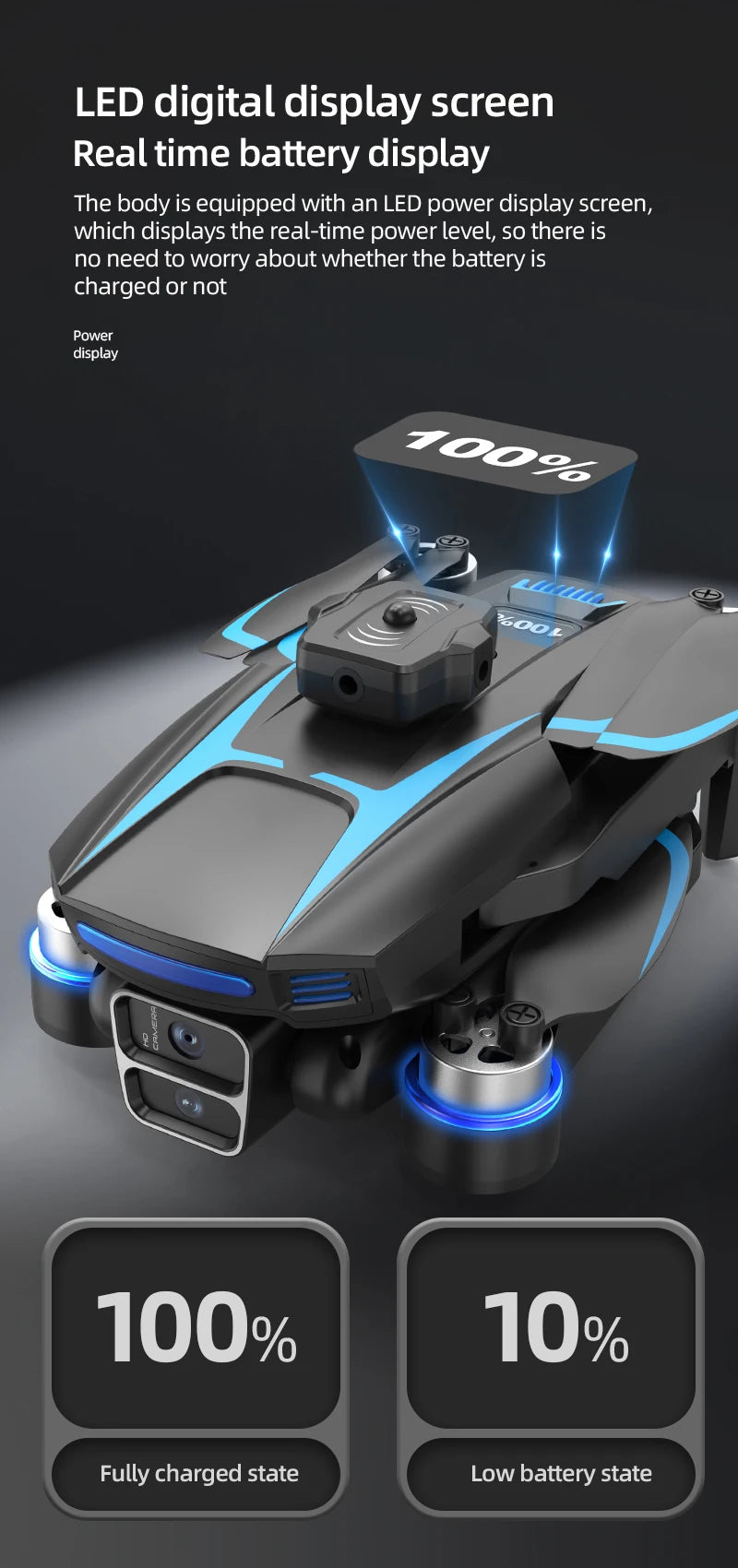 8K Drone with 4K FPV Camera Obstacle Avoidance RC Quadcopter Professional Aerial Photography Drone Remote Control Aircraft Toys