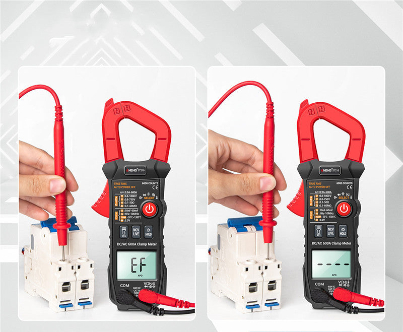AC DC Digital Display Clamp Meter High-precision Anti Burn Electrical Instrument